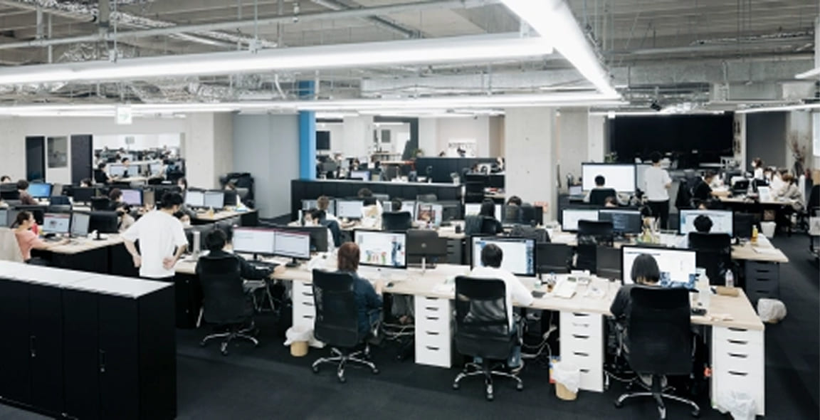 開放感のあるレイアウトと仕切りの少ない設計