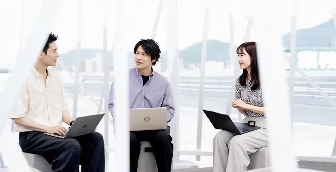 開放感あふれる屋上テラス