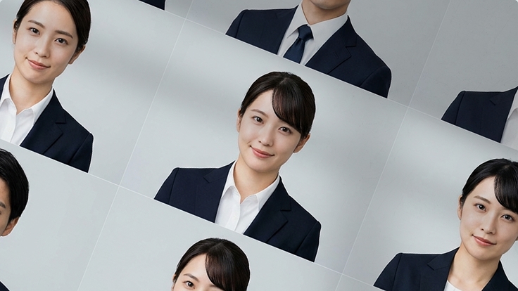 効率的な母集団形成と応募者一元管理のイメージ